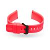 Colorcase Smart Watch Strap Silicon Texture Tone 22mm Compatible With Boat Lunar Velocity Smart Watch - Texture Tone Band - Red view 2