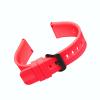 Colorcase Smart Watch Strap Silicon Texture Tone 22mm Compatible With Boat Lunar Velocity Smart Watch - Texture Tone Band - Red view 3