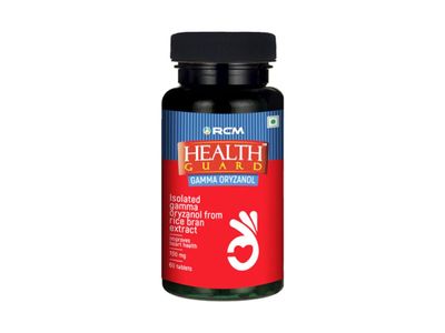 Health Guard Gamma Oryzanol Capsule-(60 Count) By RCM-PACK OF 1