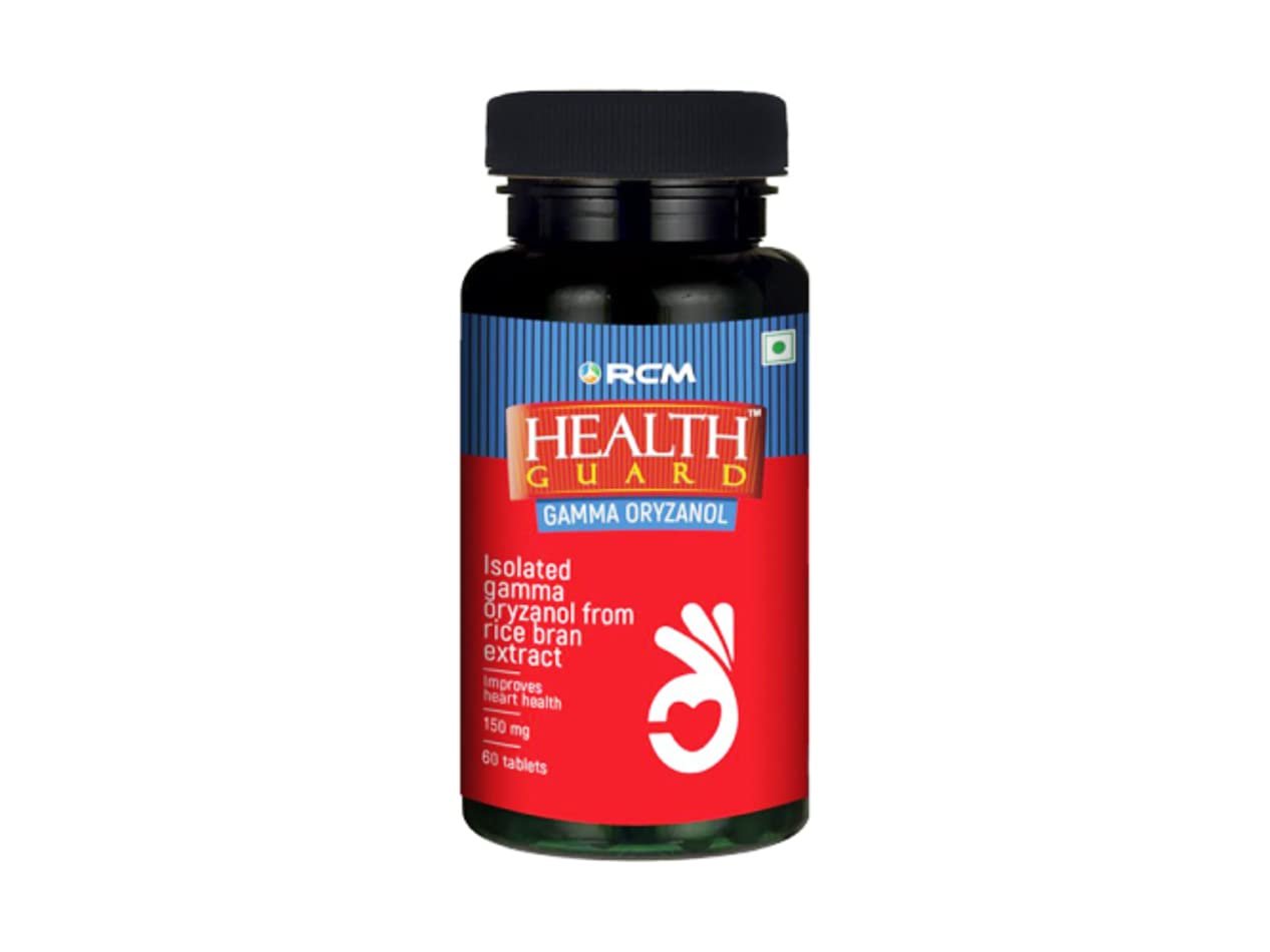 Health Guard Gamma Oryzanol Capsule-(60 Count) By RCM-PACK OF 1