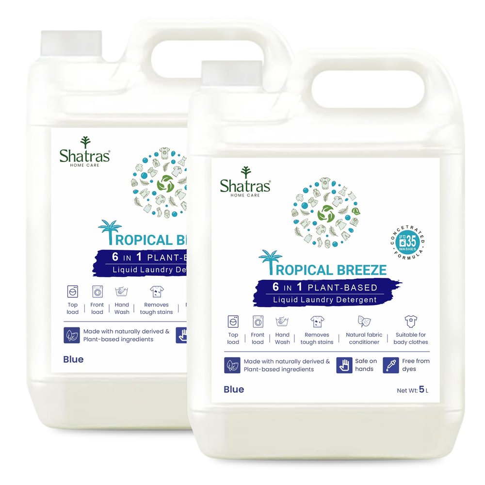 Shatras Lavender Liquid Detergent 5 Liter, Laundry Liquid for Fabric Care, Suitable for Top-Load and Front Load Machine and Hand Wash, Concentrated Laundry Detergent-5L-2