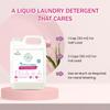 Shatras Pink Lily Liquid Detergent 5 Liter, Laundry Liquid for Fabric Care, Suitable for Top-Load and Front Load Machine and Hand Wash, Concentrated Laundry Detergent view 3
