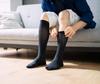 Aktive Support Medical Grade Travel Flight Socks | Graduated Compression 18-21 mmHg at Ankle | Relieves Tired and Aching Legs, Pain and Swellings (AKL591S) view 3