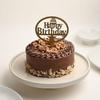 FlowerAura Delicious Silky Smooth Fresh Choco Walnut Cake For Birthday With Happy Birthday Topper Gift's For Girlfriend, Boyfriend, Husband, Wife, Friends, Colleagues (Same Day Delivery)(2Kg) view 1