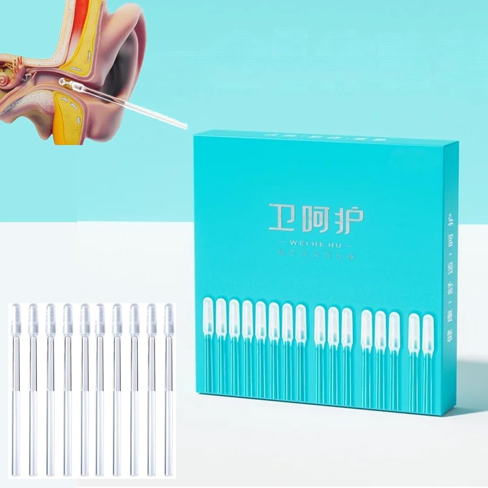 2 TWIST THINK MORE Ear wax Cleaner Stick Silicone Reusable Sticky Ear wax Removal Kit Ear Cleaning Tool Sticks,Removal Kit Reusable,Ear Sticks Cleaning Tool, Efficient Quick Way Remove Ear Wax for Ear Cleaning(24 Pcs)