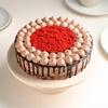 FlowerAura Delicious Silky Smooth Fresh Choco Red Velvet Cake For Birthday With Happy Birthday Topper Gift's For Girlfriend, Boyfriend, Husband, Wife, Friends & Colleagues (Same Day Delivery)(0.5Kg) view 3
