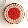 FlowerAura Delicious Silky Smooth Fresh Choco Red Velvet Cake For Birthday With Happy Birthday Topper Gift's For Girlfriend, Boyfriend, Husband, Wife, Friends & Colleagues (Same Day Delivery)(0.5Kg) view 4