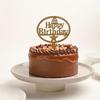 FlowerAura Delicious Silky Smooth Fresh Creamy Butterscotch Birthday Cake With Happy Birthday Topper Gift's For Girlfriend, Boyfriend, Husband, Wife, Child, Colleagues (Same Day Delivery)(1Kg) view 3
