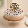 FlowerAura Delicious Silky Smooth Fresh Chocolate Coffee Flavor Birthday Cake With Happy Birthday Topper Gift's For Girlfriend, Boyfriend, Husband, Wife, Friend & Colleagues (Same Day Delivery)(0.5Kg) view 1