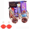 SFU E Com Royal Silk With Choco Fills | Diwali Chocolate Gift | Premium Diwali Chocolate Hamper With 2 Pieces Candle | 1368 view 1