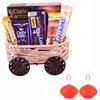 SFU E Com Caramel And Royal Crackle With Rich Choco Fills | Diwali Chocolate Gift | Premium Diwali Chocolate Hamper With 2 Pieces Candle | 1467 view 1