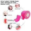 Abgrow Kinesiology Tape - Elastic Adhesive Sportstape for Muscle Pain Relief, Gym, Fitness, Running - Ideal Support for Knee, Wrist, Shoulder, Back (Random Colour Shipped) view 2