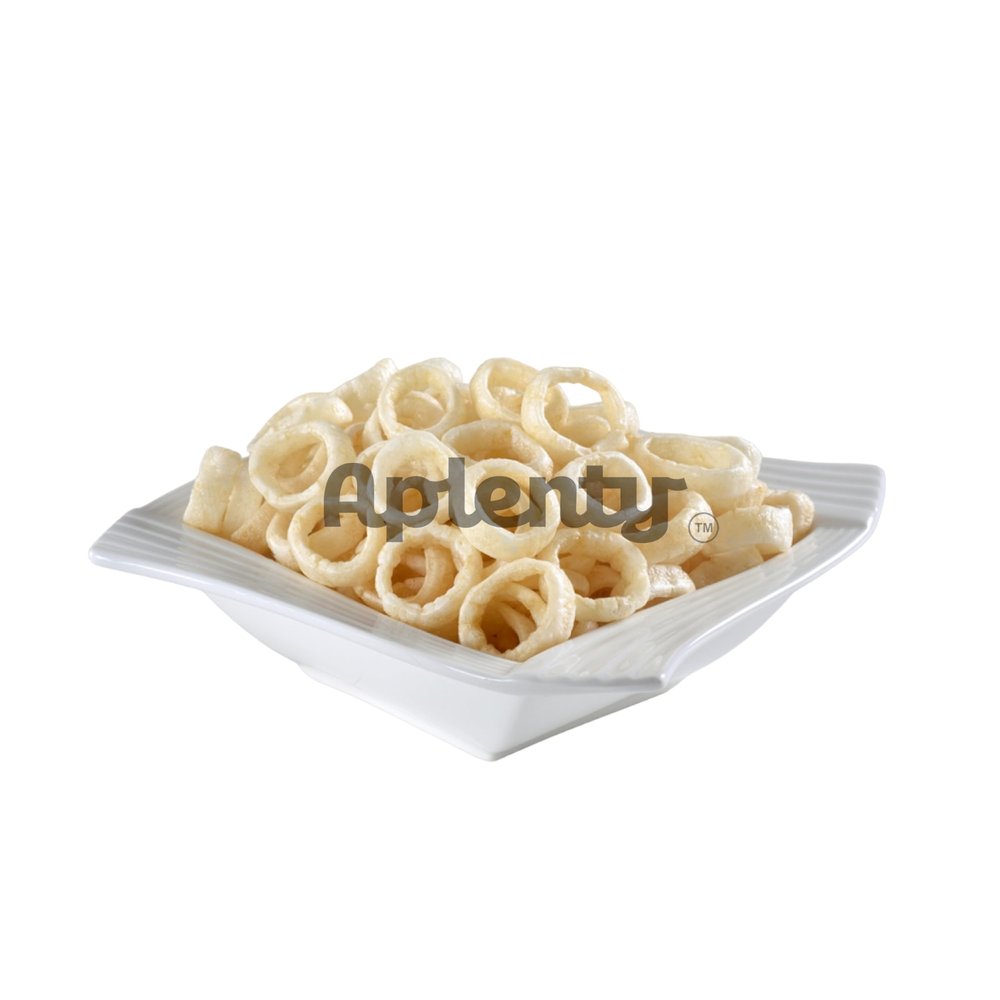 Aplenty Crunchy Ring Shaped Fryums 400g | Challa Papad | Mini Hullahoops Papad | Ready To Fry | (400g)