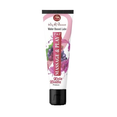 Lubricant Flavored Water Based Non-Sticky Massage Gel (Kalakhatta)