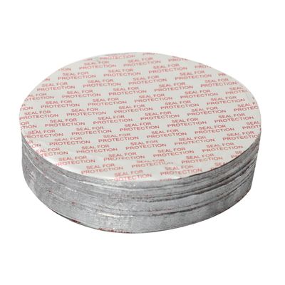 SMART PACK Aluminum Foil for Packing of HDPE (Without Transparent) Plastic Jars Material | Sealing, Bottle Packing, Silver Foil | One Piece Seal Liner | Size 120MM with 1000Piece