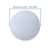 SMART PACK Aluminum Foil for Packing of HDPE (Without Transparent) Plastic Jars Material | Sealing, Bottle Packing, Silver Foil | One Piece Seal Liner | Size 120MM with 1000Piece view 2