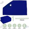 ADBENI HOME Quilted Waterproof Underpad Washable Incontinence Bed Pad, 48x48 Inch Navy Blue, Ecofriendly 3 Layer Absorbent, Non-Slip Positioning, Leak Proof & Stain Free, Multi Purpose Utility Sheet view 3