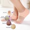 Adornments[2Pcs Combo Of Silicone Gel Pad Soacks+4in1 Pedicure Brush]Silicone Gel Pad Soacks For Antiheel Swelling Pain Relief Cracked Heels & Pedicure Brush Pumice Callus Remover Exfoliator view 2
