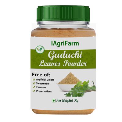 Iagrifarm Guduchi Powder - 1 Kg - Giloy/Sindalkodi/Amruthaballi Powder