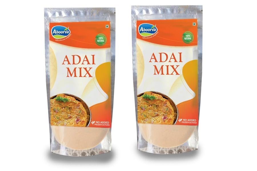 Aboorva Adai Mix | Adai Dosa Mix | No added preservatives | 250g(Pack of 2)