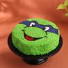 FlowerAura Delicious Fresh Creamy Mutant Ninja Turtle Designer Theme Chocolate Kids Cake For Gifting As Birthday Cake, Cheer Up Cake, Daughter's Day Cake, Children's Day Cake (Same Day Delivery)(2Kg) view 3