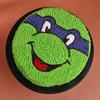 FlowerAura Delicious Fresh Creamy Mutant Ninja Turtle Designer Theme Chocolate Kids Cake For Gifting As Birthday Cake, Cheer Up Cake, Daughter's Day Cake, Children's Day Cake (Same Day Delivery)(2Kg) view 4