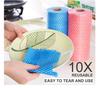 Eliza Non Woven Reusable & Washable Kitchen Towel Roll, Pack of 3-80 Pulls Per Roll, 240 Sheets view 4