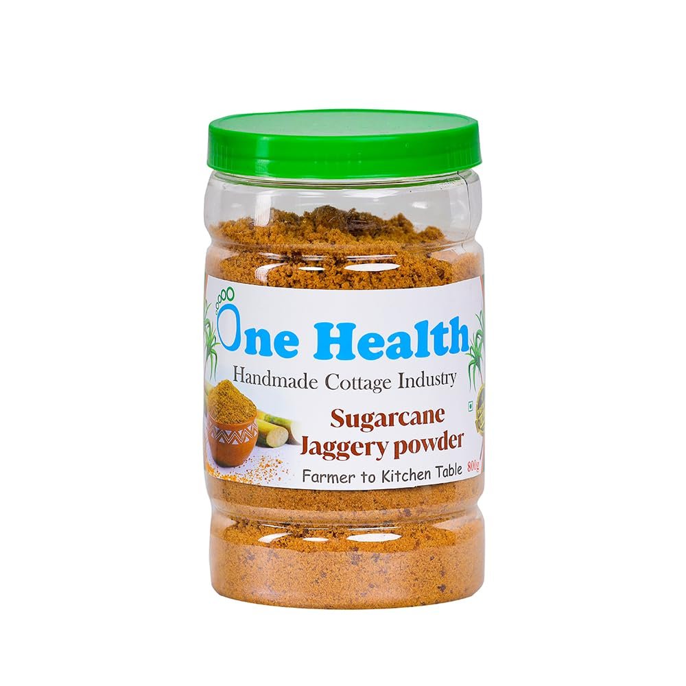 Grinded sugarcane jaggery - Pure Nattu sarkarai- 100% Natural Traditional Made Method 800g (800g Pack Of 1)