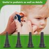 Reusable Diagnostic Otoscope Specula 2.5mm, 3mm, 4mm, 5mm Compatible WIth Wellch Allen Otoscopes Ear Specula Total 4 Units view 4