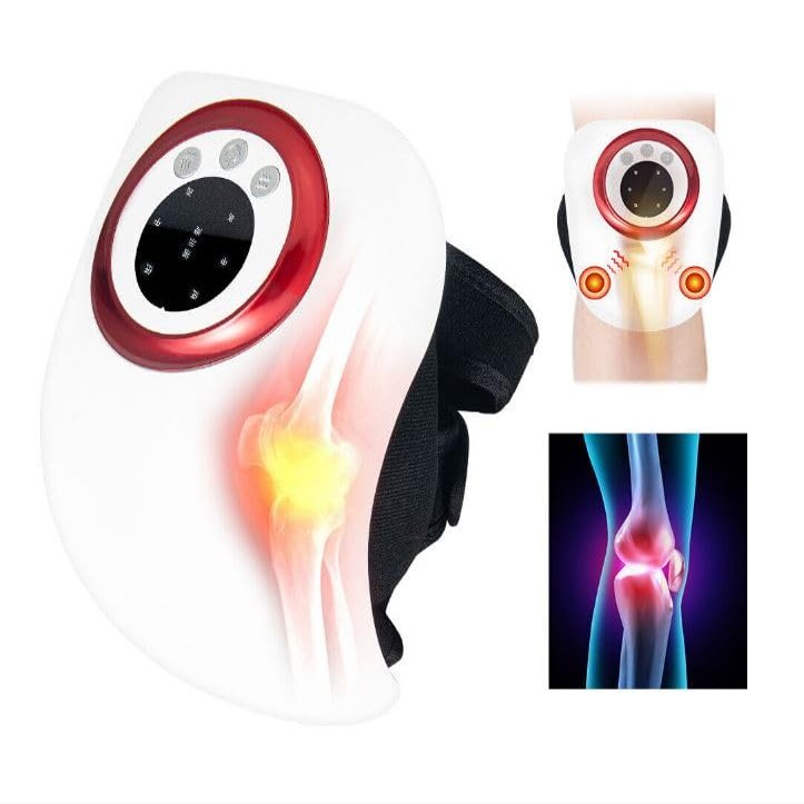 Dratal Joint Therapy Physiotherapy Instrument Electric Massage Knee Wrap Warm Knee Pads Vibration Hot Compression Massager