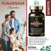 PUNARNAVA Capsules| Good Gut Health & Healthy Appetite| Heart and Urinary Health|UTI|Kidney|Liver|Fluid retention|  60 Veg capsules| MEN HEALTH WELLBEING view 4