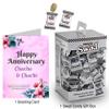 Swad Happy Anniversary Chacha Chachi Gift with Card (Swad Digestive Candy 125 Gift Box & 1 Greeting card) view 2