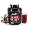 BODIX Mass Gainer, 2 Kg Chocolate with 300g Glutamine Unfalvoured Free | Easy Mixing, Low Carbs, Easy Digesting Whey Protein Supplement Powder (Combo Pack) view 2