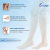Medical Compression Stockings Below Knee | Class III (34 - 46 mmHg) - Secure Fit, Graduated Compression, Durable Design - Unisex Comfort (Large) view 4
