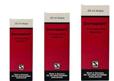 Dr. Willmar Schwabe Germany Damiaplant drops 20 ml (Pack of 3)