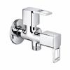 10X Brass Angle Cock 2 in 1 Tap 2 Way WP-54123 for Bathroom/Washbasin/Toilet view 1