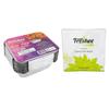 Freshee 450ml 25pcs Aluminium Foil Containers with 50 Sheets of 2ply Tissue Paper Sheets view 1