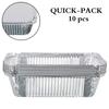 Freshee 10 pcs Aluminium Silver Foil Container 660ml with 100 Sheets of 1ply Tissue Paper Sheets view 4