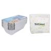 Freshee 25 pcs Aluminium Silver Foil Container 660ml with 100 Sheets of 1ply Tissue Paper Sheets view 1