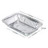 Freshee 750ml 25pcs Aluminium Foil Containers with 100pulls of 2ply Tissues for Face view 3