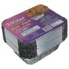 Freshee 25 pcs Aluminium Silver Foil Container 450ml with 50 Pulls 2 Ply Cocktail Napkin Tissue Paper view 2
