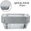 Freshee 25 pcs Aluminium Silver Foil Container 660ml with 50 Pulls 2 Ply Luncheon Napkin Tissue Paper view 4