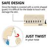 BAERFIT 2 Pcs Manual Nose Trimmer for Man Women Rotating Nasal Razor Double Head Non Electrical Nose Hair Remover Wax Nose Hair Trimmer Rotating Nasal Hair Razor Cutter for Women & Men view 2