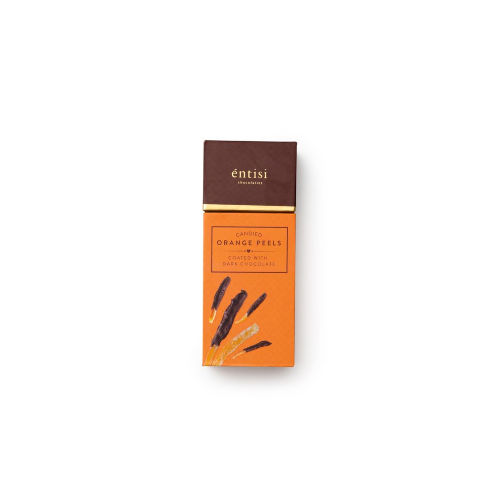 Entisi Chocolate Coated Candied Orange Peels - (125g)