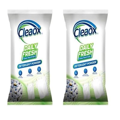 Cleaox Detergent Powder For Sami Automatic Washing Machines & Hand Wash (Daily Fresh, 5 kg)(set of 2)