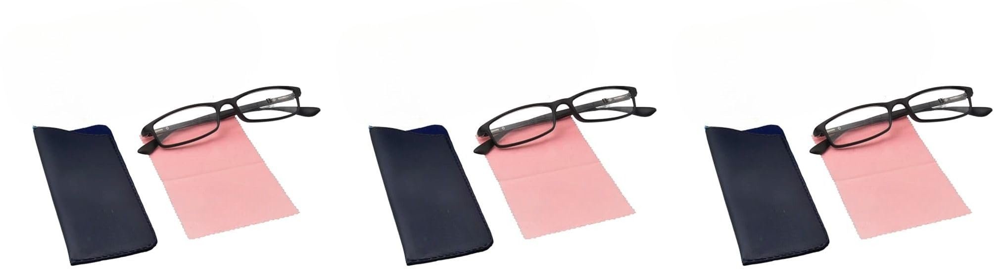 1.25 Power Reading glasses for men and women | Pack of 3