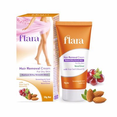 FLARA Hair Removal Cream for Dry Skin (50G)
