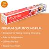 Papyrus Combo 30m Cling Film and Kitchen Towel 4 ply (Set of 4 Roll) Kitchen Paper Towels/Rolls | Food Wrapping Paper roll | | Multipurpose Food Wrapping Paper | Kitchen Combo for Food Wrapping view 4