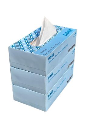 DDAN Ultra Soft Facial Tissue Box (Car Dashboard/Face Tissue) Soft Pack 2Ply, 100 Pulls of Each Box Pack of 3