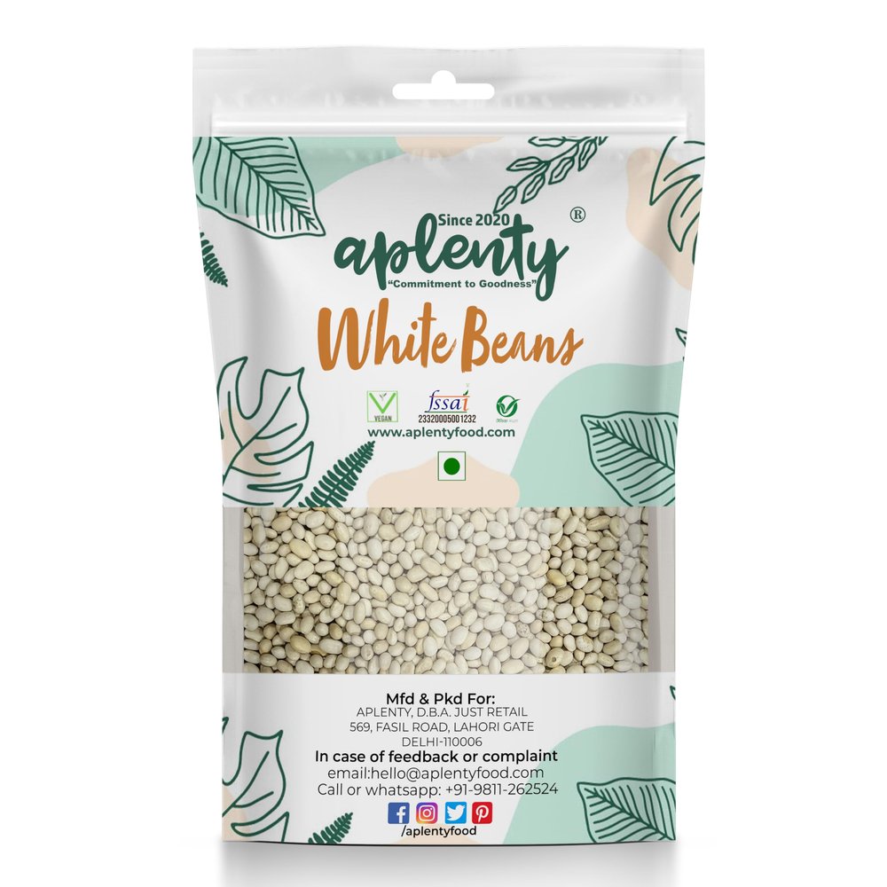 Aplenty White Beans 400g | Haricot Bean | Ethiopian White Lima Himalayan Beans (400g)